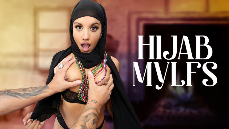 [HijabMylfs] - Nina’s First Mardi Gras - Nina White - Victor Ray